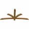 Ekena Millwork Davenport Rough Sawn Timber Gable Bracket, Western Red Cedar, 72"W x 36"H x 2"D x 4"F, 12/12 Pitch GBW072X36X0204DAV00RWR - alternate 5